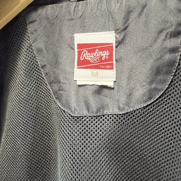 Rawlings Men's Windbreaker Jacket Size M Rowing Club Newport Rhode Island - Picture 8 of 11